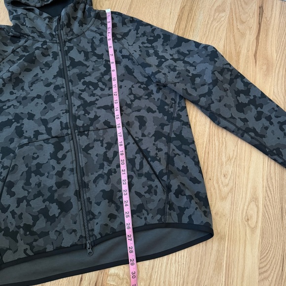 Nike Men's Tech Fleece Full Zip Hoody Camo Black Gray Size XL - CJ5975-010 - Picture 5 of 13